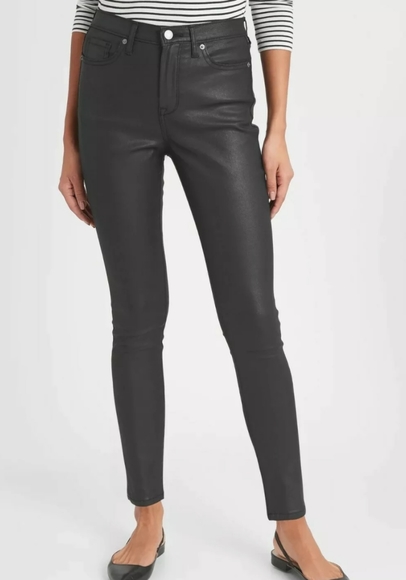 Banana Republic Factory coated jeans, size 27/4, black - Picture 3 of 7